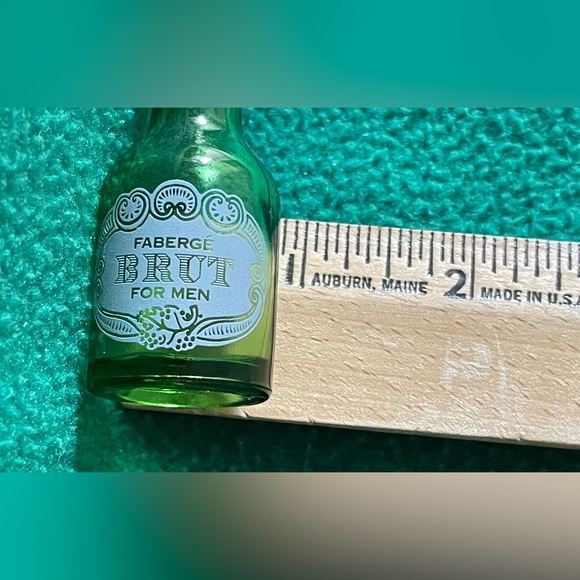 VINTAGE BRUT® by Faberge® Miniature EMPTY Bottle Men's Eau De Cologne 3/8 Fl Oz - Picture 9 of 11